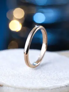 Unisex Simple Plain Copper Ring, Elegant Casual Ring, Fashion Accessories for Women Men, Elegant All-match Fashion Accessories for Daily & Party Decoration, Exquisite Jewelry for Birthday Gifts