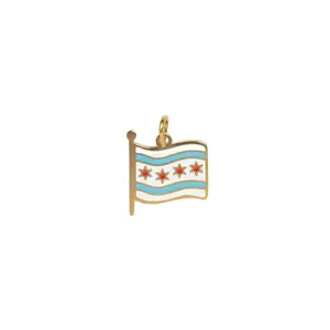 Chicago Flag Pendant