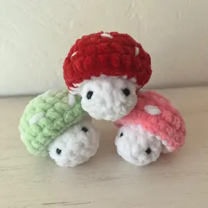 Crochet Fidget Mushroom Pop It
