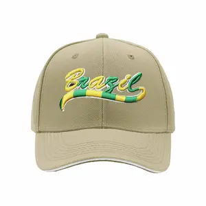 Brazil - themed 3D for fans print snapback trucker cap hat Men's and women's casual sports outdoor sandwich baseball capl cap
