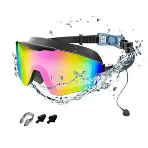 Viyawise Swim Goggles for Adults & Kids - Anti-Fog Full-Coverage, 3-Color UV Lens, Waterproof Earplugs & Nose Clip, Fit Outdoorfun