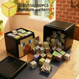 Magnetic Building Blocks 100/150/200PCS Random Styles STEM Educational Sensory Toy Magnetic Building Tiles 3D Construction for Kids Ages 3-8 Boys Girls Gift Stem Construction Set with Storage Box