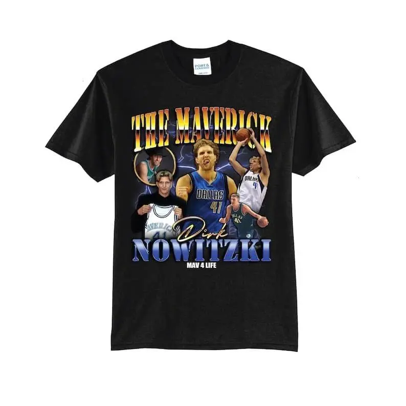 [Sale off up to 50%] Dirk Nowitzki Vintage Rapper Shirt