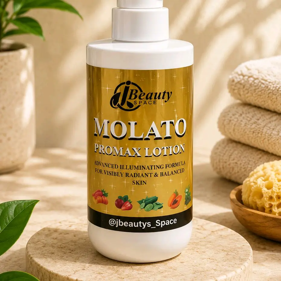 Molato Promax Organic Body Lotion - 100% Hydroquinone-Free, Brightening, Moisturizing, Glowing Formula
