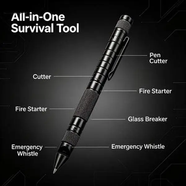 Every Outdoor Lover Needs This Multi-Tool Pen For Daily Carry & Trips Pocket Folding  Knife, Road Trips, Pocket Pen