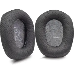 Replacement Earpads for Logitech G733 G733 Lightspeed Wireless Gaming Headphones,Ear Pads Cushions with Noise Isolation Foam,Mesh Fabric-Black Durable Personalized