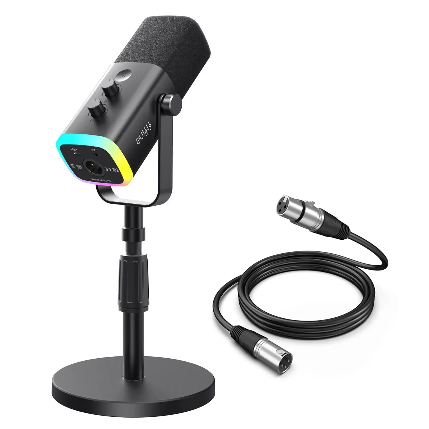 Adjustable Desktop Stand Black