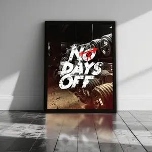 Wooden Acrylic Framed Canvas Painting, Modern Style, Artistic, Unique Artwork, Fitness Painting Poster, Wall Art Decor Living Room Bedroom Office, Home Decoration, Perfect Gift