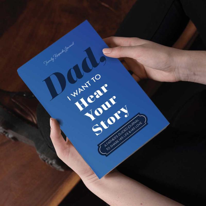 Dad, I Want to Hear Your Story - The Gift Your Dad Will Love! Father's Day Journal Share His Personal Story Workbook Diaries