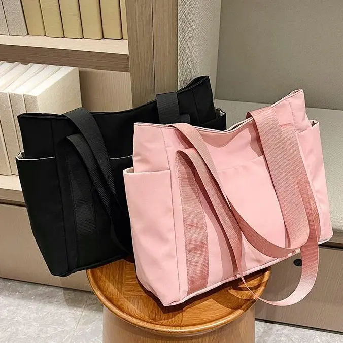 Women's Suede Top Handle Tote Bag - Bags for Women, Large Versatile Sturdy Handles, Rounded Edges, Chic Buckle Detail, Plain Multi-Use for Work, Casual-Business Settings