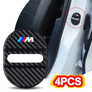 4pcs Tpu Car Door Lock Cover, Anti-Collision, Dustproof and Rustproof, Compatible with Bmw Models, Durable Protection for Your Vehicle