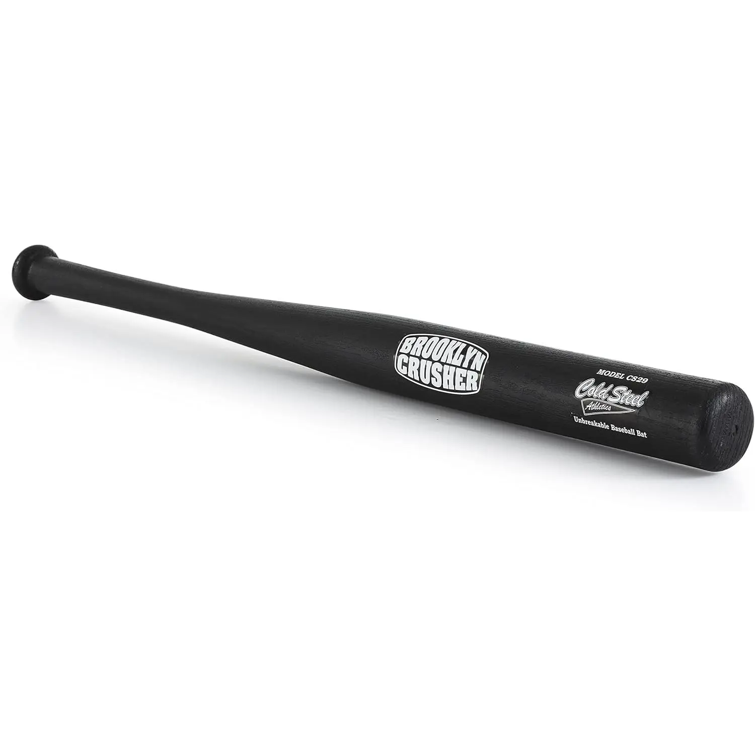 Cold Steel Brooklyn Crusher Baseball Bat 92BSS - Black, 29-Inch, High-Impact Polypropylene, Durable, Weatherproof for Game & Practice
