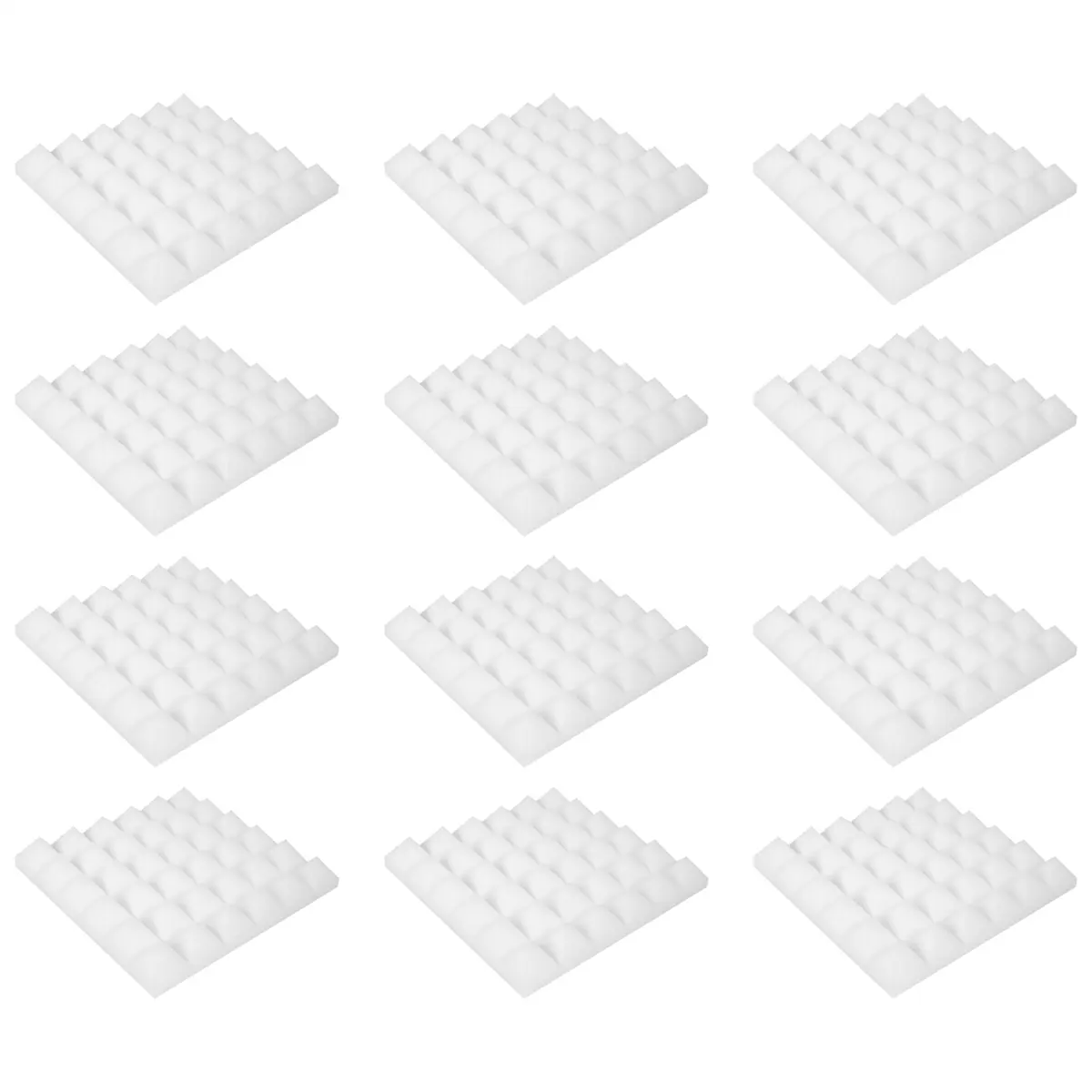 12 Pack Acoustic Panels,Sound Proof Foam Panels,Studio Soundproofing Wedges,Wall Reduce Noise Foam,for Music Studio,Etc