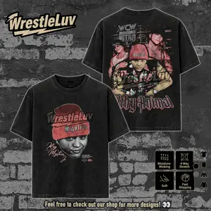 WWE Rey Mysterio Filthy Animals Tee Vintage Graphic T-Shirt Wrestling Shirt Unisex Cotton Streetwear Fan Apparel Gift