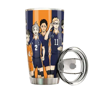 Karasuno Tumbler Cup Anime Haikyuu Car Accessories 12-30oz