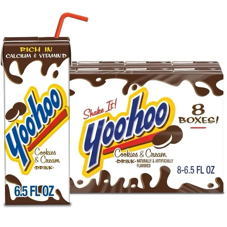Yoo-Hoo Cookies and Cream Drink 6.5oz 8 Pack