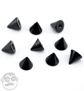 Black PVD Stainless Steel Replacement Spikes Black PVD Stainless Steel Replacement Spikes