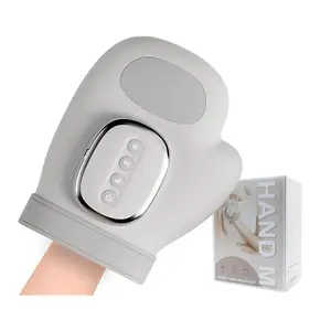 Kneading and heat therapy hand massager relaxes muscles, soothes finger joints, and rejuvenates palms for complete hand relief.