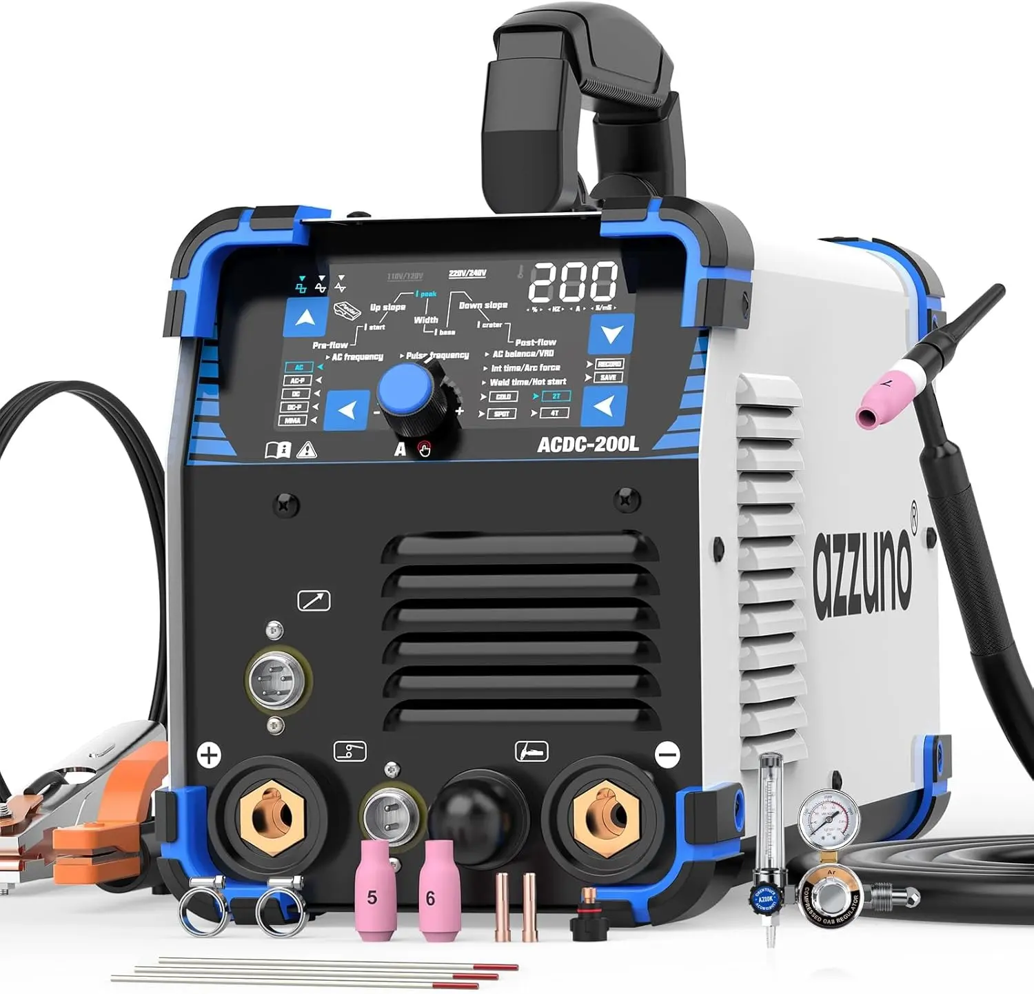 Azzuno AC/DC-200L  Aluminum TIG Welder