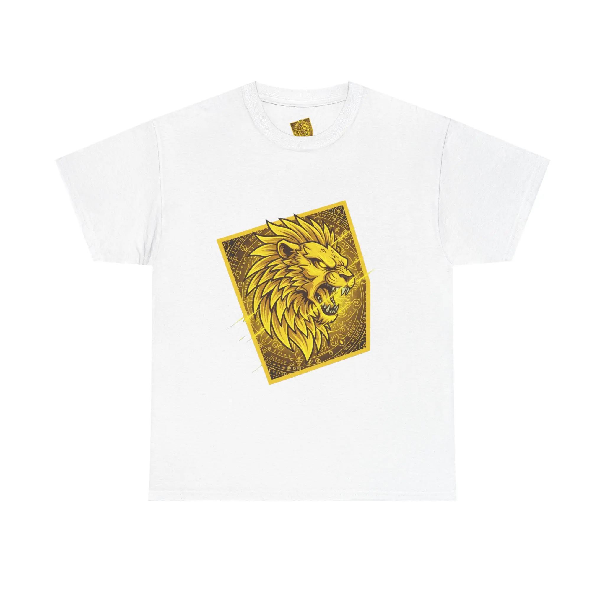 Unisex Fierce Digital Art T-Shirt - Mythical and Animal Graphic Tee - Cyber Core