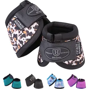 No-Turn Overreach Horse Bell Boots Durable Protective Hoof Boot for Horses