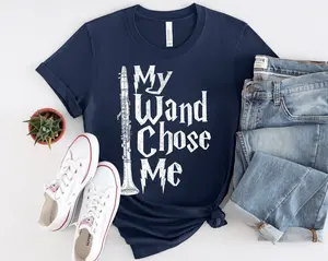 My Wand Chose Me - Clarinet Player Clarinetist Music Lover T-Shirt, Musician Gift, Music , Band T Shirt, Gift For Friend