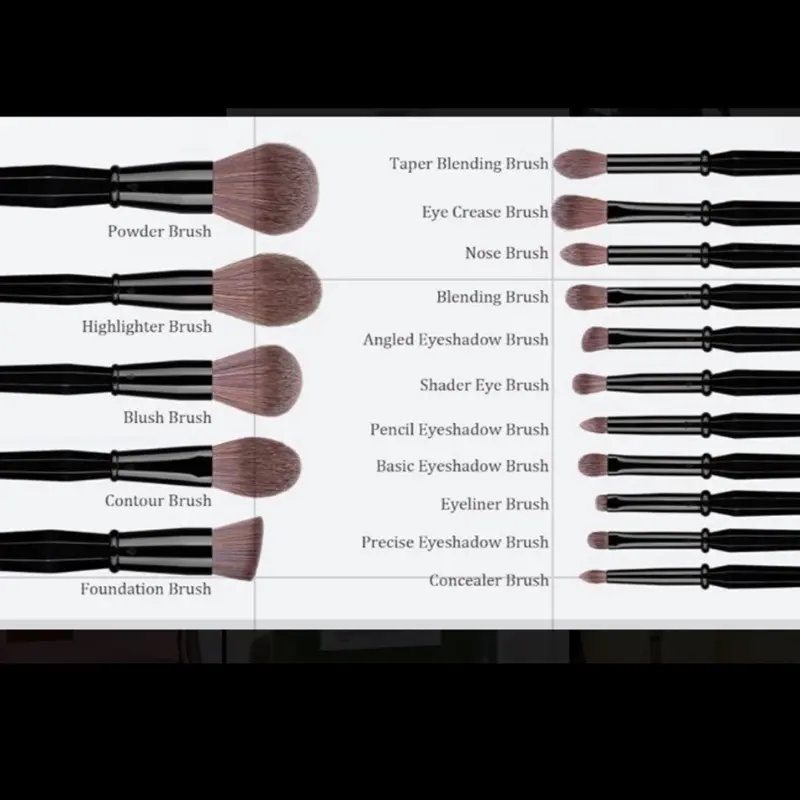TEXAMO Make up brushes