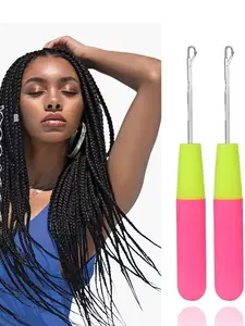 Dreadlock Knitting Hook Crochet Hook Plastic Crochet Hook Needle Hair Weaving Crochet Needle Hook