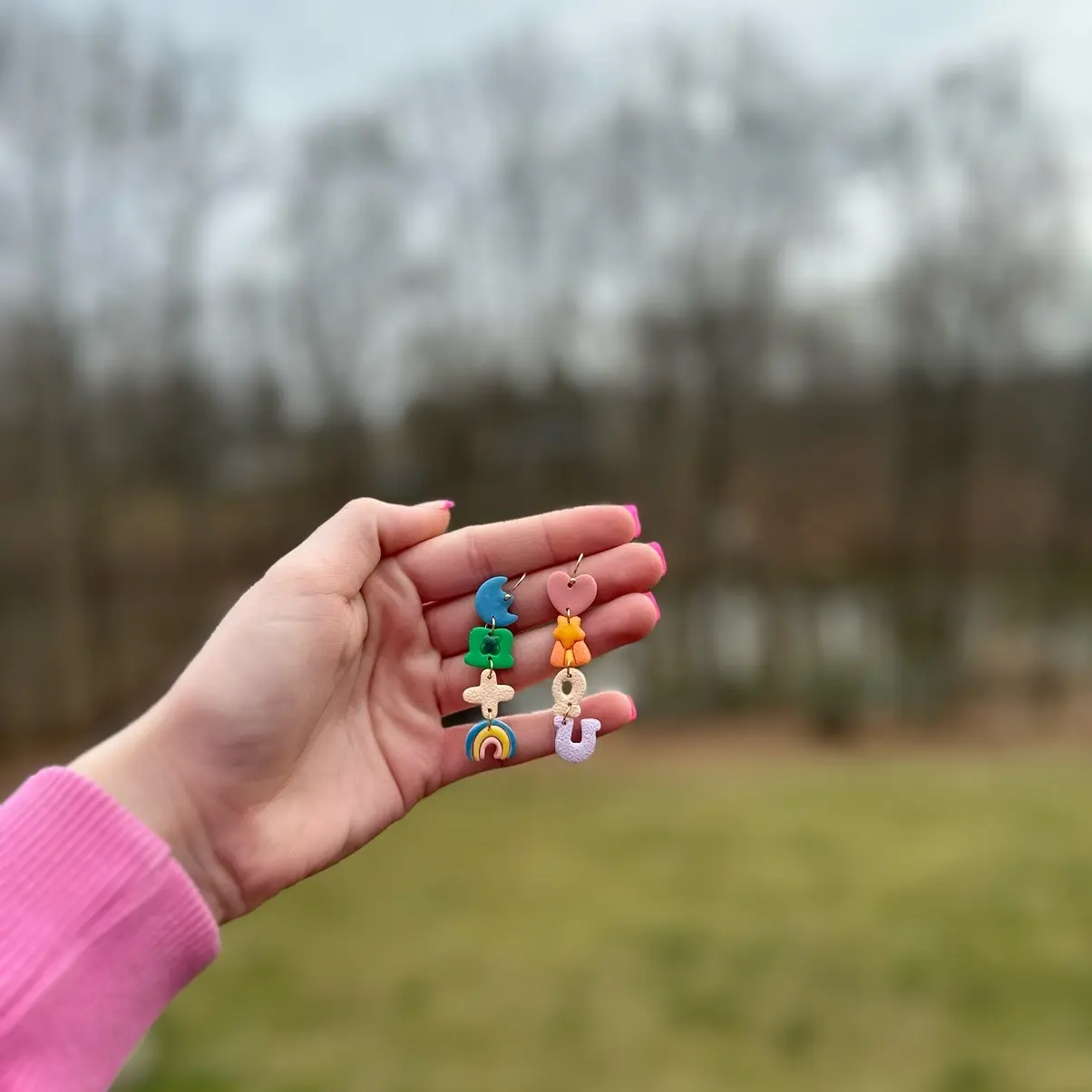 Cereal Charms Clay Earrings Cereal Charms Clay Earrings