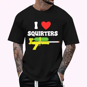I Love Squirters T-Shirt |     Unisex Cotton Tee, Short Sleeve, SIZE S-5XL Menswear Top