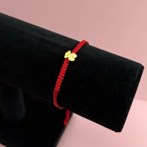 Minimalist red/black bracelet