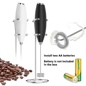 Powerful Kitchen Milk Frother Wand, Handheld Battery Operated Drink Mixer for Coffee & Lattes, Coffee Accessories, Coffee Tools, Perfect Cappuccino & Matcha Gift Idea