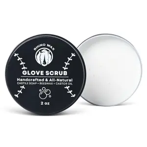 Rhino Wax - Baseball Glove Scrub 2oz - Deep Clean Your Baseball Glove or Softball Glove with Powerful Scrubbing Formula