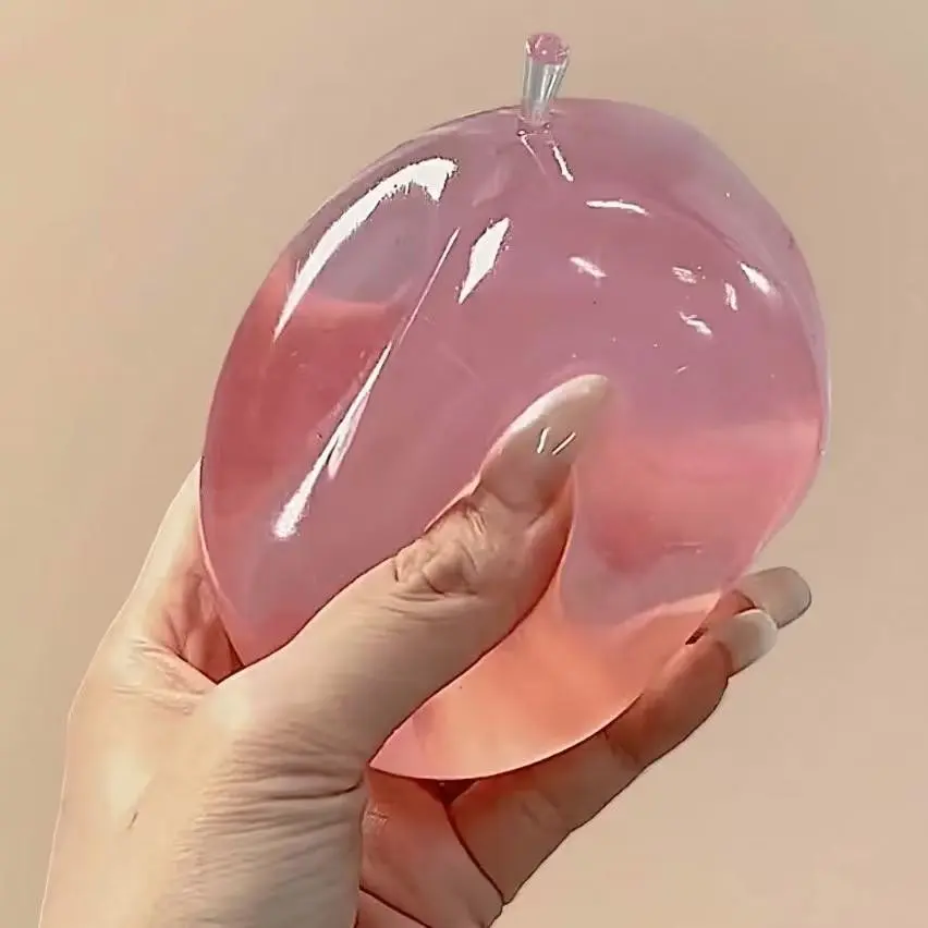 Apple Anxiety Soft Cute Toy, Malt Sugar Glossy Semi-Transparent, Slow Pressure Relief Ball, Plush Sensory Toy, Easter Gift, Slow Pressure Soft Cute, Soft Squishies, Stress Relief Squishy