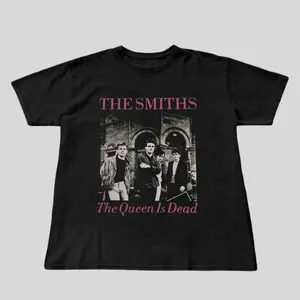 The Smiths band shirt, The Queen Is Dead album tee, retro indie graphic, unisex fit