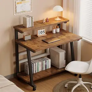 【HDOFM】Multifunctional home office desk, easy to assemble, with multiple uses, can be used as a dressing table, a remote work area, and an area for entertainment activities (such as playing games)