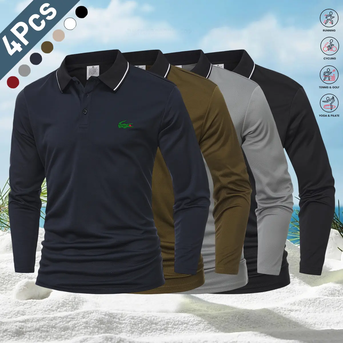 Blue + Green + Gray + Black