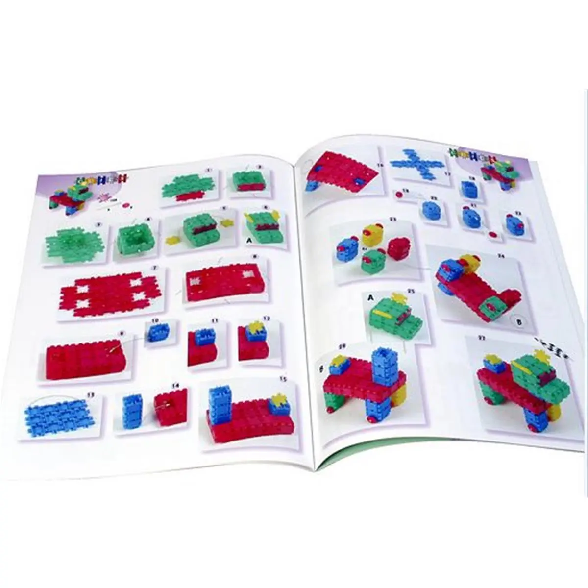 Toy Links  Glittering Clics Building Plans Book, Ages 4+, Creative Play