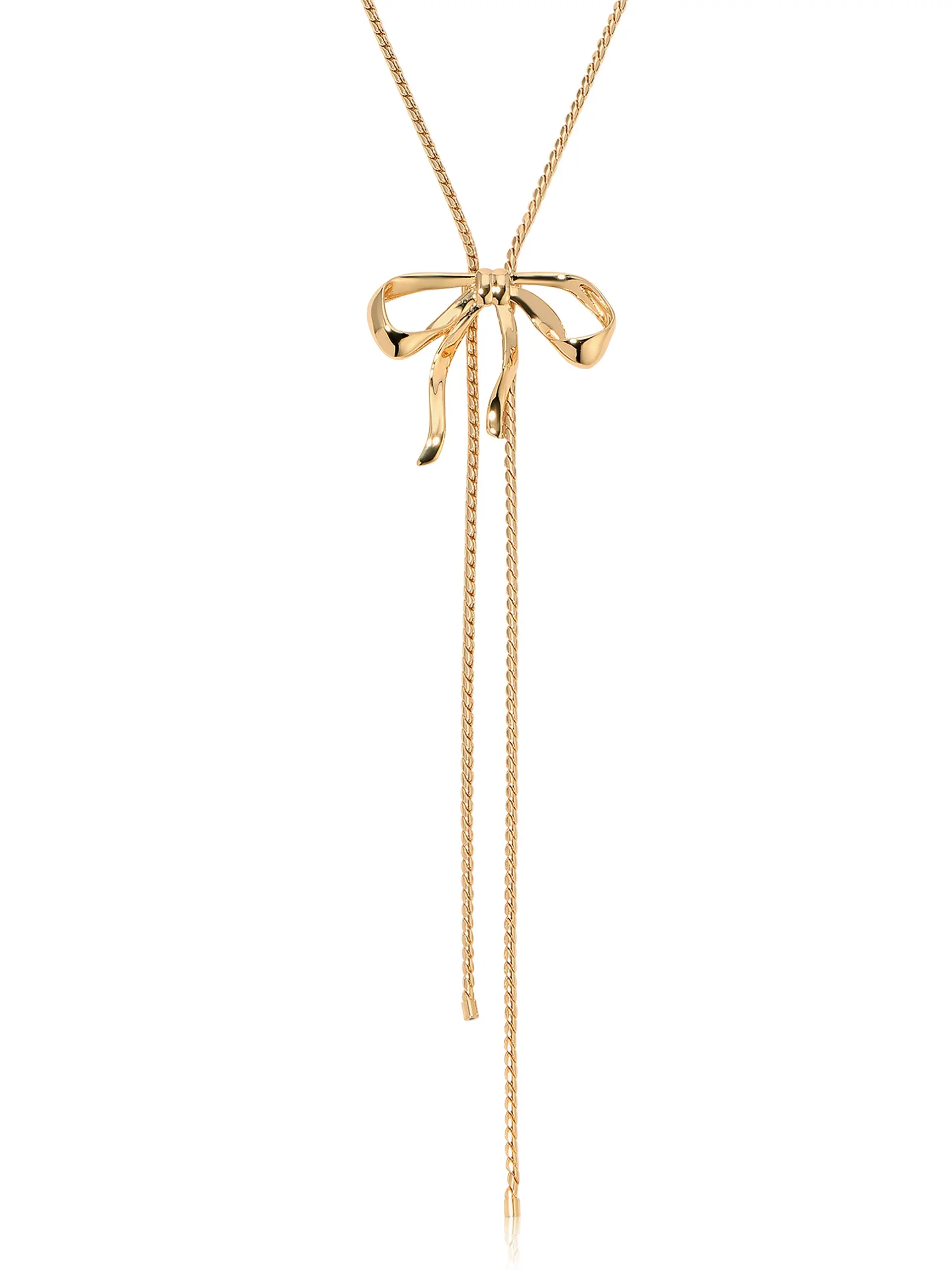 Bow Organica Bolo Necklace woman jewelry