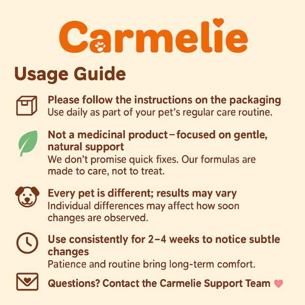 Carmelie Dog Ear & Skin Relief Drops, Yeast Infection Treatment for Dogs – Bacon Flavor 60ml | Soothes Itching, Supports Healthy Ears & Skin, Allergy Relief for Puppies & Dogs