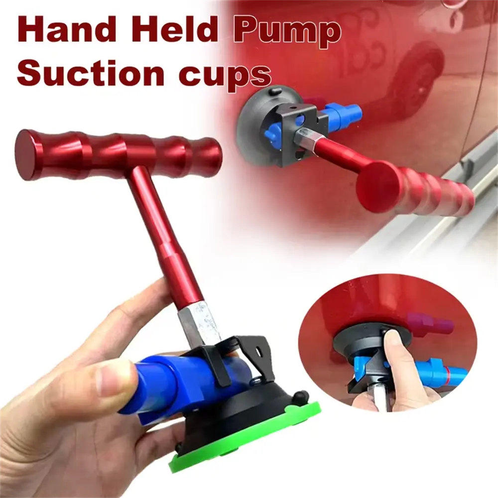 Car dent repair tool, T-shaped handheld suction cup body dent repair and leveling paint tool, easy-to-use dent repair tool, suitable for removing and repairing dents on cars, trucks, DIY bodies