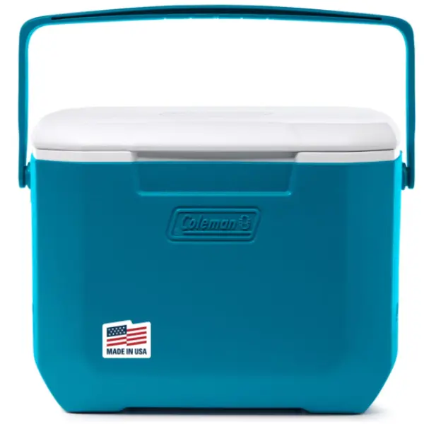 Portable Hard Cooler, 16 Quart, 11 Can Capacity, Blue, Insulated Ice Chest for Camping, Picnic and Outdoor Use