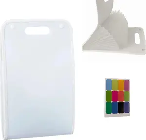 Vertical Accordion File Folder,13 Pockets Expanding File Organize with Labels,A4 Letter Size Paper Document Receipt Organizer Accordion Filing Folder for Classroom, Home,Office.