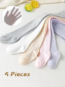 Girls' Mesh Leggings Set, Lightweight & Breathable Fabric, Ideal for Summer Playwear, Soft Material Suitable for Daily Wear