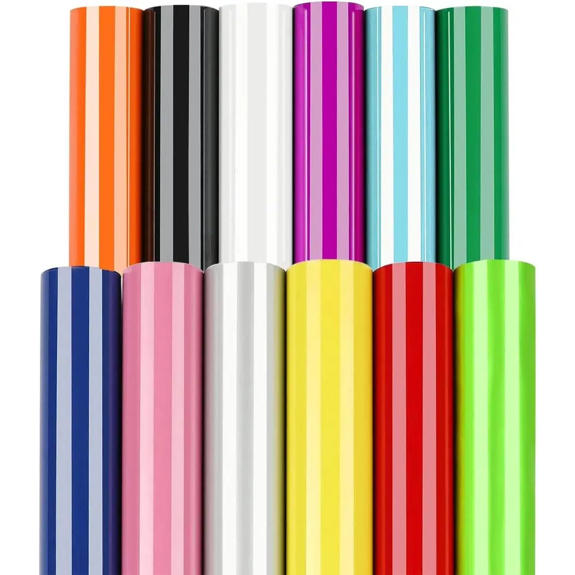 3D Puff Vinyl Heat Transfer, Puff Vinyl 12 Sheets 12"x10",3D Puffy HTV Iron on Vinyl for Cricut, Heat Transfer Vinyl for T-Shirts Clothes Bag Pillow Textile Fabric-12 Assorted Colors