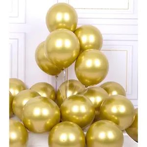 Party Balloons 50 count 12 inches  Metallic Chrome Helium Shiny Latex Thicken Balloon  Decoration for Wedding Birthday  Shower Graduation Christmas Carnival