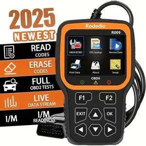 Portable And Professional obd2 Scanner, Car Diagnostic Tool with Live Data Stream, Voltage Battery Test, 35901 DTC Library, Supports 10 Languages And is Suitable for most Cars After 1996, Without Battery