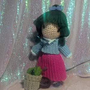 Crochet Amigurumi Maomao Inspired Doll from The Apothecary Diaries