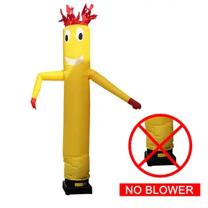 CNCEST 10ft Tall Wavy Inflatable Tube Man Blow Up Giant Waving Arm Fly Human Model for Outdoor Events & Advertisements Lightweight Portable Durable Premium Plaid Fabric Eye-Catching Modern Style
