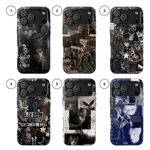 Leon S Kennedy Resident Evil Phone Case for iPhone For Samsung , Phone Accessories, Cute Phone Case, Fashion Case, Perfect Gift for HerHim, Phone Case for iPhone, Creative Dual Layer Case